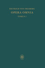 Buchcover Opera omnia, Tomus I. Schriften zur Intellekttheorie