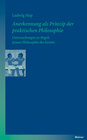 Buchcover Anerkennung als Prinzip der praktischen Philosophie