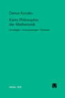 Buchcover Kants Philosophie der Mathematik