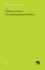 Buchcover Die mathematischen Schriften