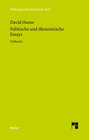 Buchcover Politische und ökonomische Essays. Teilband 1