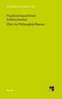 Buchcover Über die Philosophie Platons