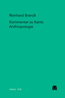 Buchcover Kritischer Kommentar zu Kants Anthropologie in pragmatischer Hinsicht (1798)