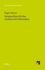 Buchcover Kompendium für das Studium der Philosophie