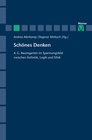 Buchcover Schönes Denken