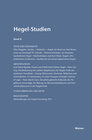 Buchcover Hegel-Studien Band 8