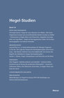 Buchcover Hegel-Studien Band 16