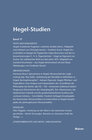 Buchcover Hegel-Studien Band 17