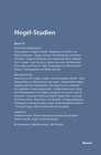 Buchcover Hegel-Studien Band 19