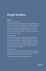 Buchcover Hegel-Studien Band 22