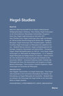 Buchcover Hegel-Studien Band 26