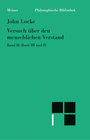Buchcover Versuch über den menschlichen Verstand. Band II