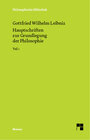 Buchcover Hauptschriften zur Grundlegung der Philosophie Teil I