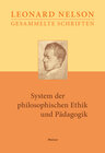 Buchcover System der philosophischen Ethik und Pädagogik