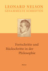 Buchcover Fortschritte und Rückschritte in der Philosophie