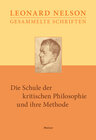 Buchcover Die Schule der kritischen Philosophie und ihre Methode