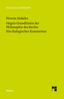 Buchcover Hegels Grundlinien der Philosophie des Rechts. Ein dialogischer Kommentar
