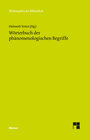 Buchcover Wörterbuch der phänomenologischen Begriffe