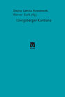 Buchcover Königsberger Kantiana
