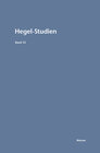 Buchcover Hegel-Studien Band 33