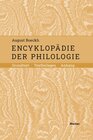 Buchcover Encyklopädie der Philologie