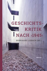 Buchcover Geschichtskritik nach ›1945‹