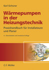Buchcover Wärmepumpen in der Heizungstechnik