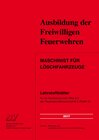 Buchcover E-Book Maschinist für Löschfahrzeuge