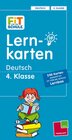 Buchcover Fit für die Schule: Lernkarten Deutsch 4. Klasse