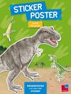 Buchcover Sticker-Poster: Bei den Dinosauriern