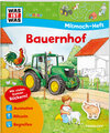 Buchcover WAS IST WAS Junior Mitmach-Heft Bauernhof
