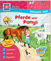 Buchcover WAS IST WAS Junior Mitmach-Heft Pferde und Ponys
