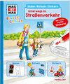 Buchcover WAS IST WAS Kindergarten Malen Rätseln Stickern Unterwegs im Straßenverkehr