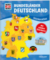 Buchcover WAS IST WAS Stickeratlas Bundesländer Deutschland
