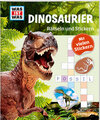 Buchcover WAS IST WAS Rätseln und Stickern: Dinosaurier