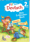 Buchcover Fit für Deutsch 2. Klasse. Mein 5-Minuten-Block