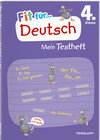 Buchcover Fit für Deutsch 4. Klasse. Mein Testheft