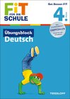 Buchcover Fit für die Schule Übungsblock Deutsch 4. Klasse