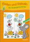 Buchcover Malen und Rätseln für Kindergartenkinder (Orange)