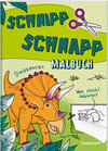 Buchcover Schnipp Schnapp Malbuch. Dinosaurier. Was steckt dahinter?