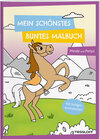 Buchcover Mein schönstes buntes Malbuch. Pferde und Ponys