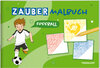 Buchcover Zaubermalbuch. Fußball