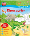 Buchcover WAS IST WAS Junior Mitmach-Heft Dinosaurier