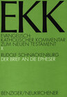 Buchcover Der Brief an die Epheser, EKK X