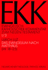 Buchcover Das Evangelium nach Matthäus, EKK I/3