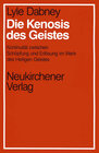Buchcover Die Kenosis des Geistes