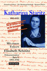 Buchcover Katharina Staritz. 1903-1953, Bd. 1