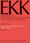 Buchcover Das Evangelium nach Matthäus, EKK I/1