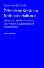 Buchcover Öffentliche Kritik am Nationalsozialismus im Grossdeutschen Reich