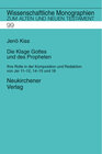 Buchcover Die Klage Gottes und des Propheten